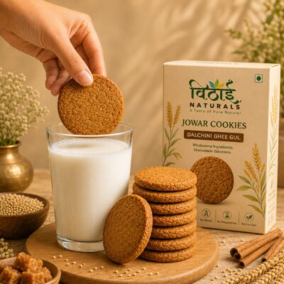 Jowar Cookies | Gluten-Free Healthy Millet Cookies | ज्वारी बिस्कीट