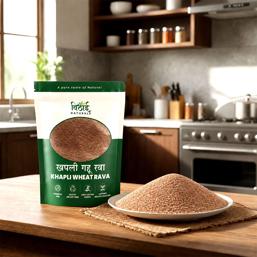 Khapli Wheat Rava /Emmer Wheat Semolina | खपली गहू रवा