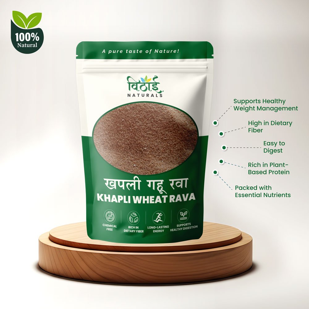 Khapli Wheat Rava /Emmer Wheat Semolina | खपली गहू रवा - Image 3