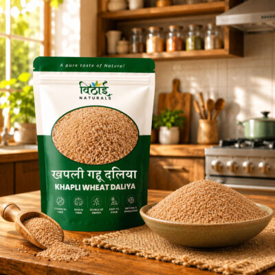 Khapli Wheat Daliya / Emmer Wheat Daliya | खपली गहू दलिया